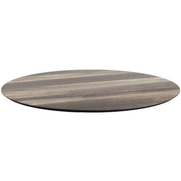 Tafelblad | Houtlook | In-/Outdoor | Ø1200x12(h)mm VEBA, Verzenden, Nieuw in verpakking