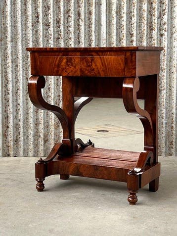 Wandtafel - Trumeau, sidetable, sideboard, wandtafel,, Antiek en Kunst