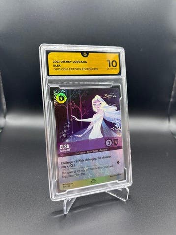 Disney - 1 Graded card - Disney Lorcana - Elsa D100, Nieuw