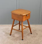 Nachtkastje - Hout, Metaal - Vintage nachtkastje /