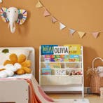 Kinderboekenkast 4 Vakken –Stoffen Boekrek en Tijdschriftenr, Verzenden, Nieuw