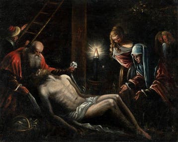 Circle of Jacopo Bassano (1510-1592) - Lamentation over the, Antiek en Kunst