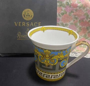 Versace - Beker - Keramiek - Versace beker, Antiek en Kunst