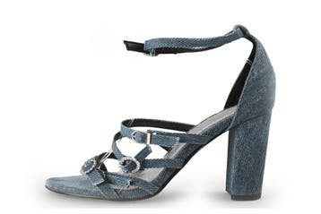 Sacha Sandalen in maat 38 Blauw, Kleding | Dames, Schoenen, Sandalen of Muiltjes, Zo goed als nieuw, Sacha, Verzenden