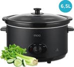 2dekans | MOA Slowcooker - 6,5 liter - Keramische Binnenpan, Ophalen of Verzenden