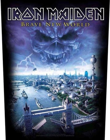 Iron Maiden - Brave New World - Rugpatch off. merchandise, Ophalen of Verzenden, Nieuw