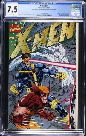 X-Men (1991) # 1! CGC 7.5 Signed Chris Claremont & Jim Lee!, Nieuw