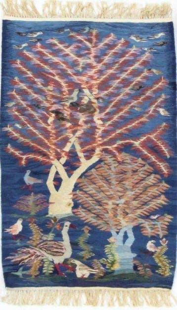 Egypte handgeweven kilim, plantaardige natuurkleur - Kelim -, Nieuw