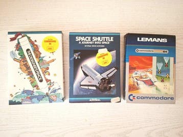 Commodore - Lotto 3 giochi per Commodore 64 - Videogame - In, Spelcomputers en Games, Nieuw