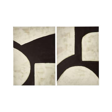 House Doctor Wall Art, Hdhape, Black, Off-white -, Ophalen of Verzenden, Wit, Scandinavisch, Nieuw