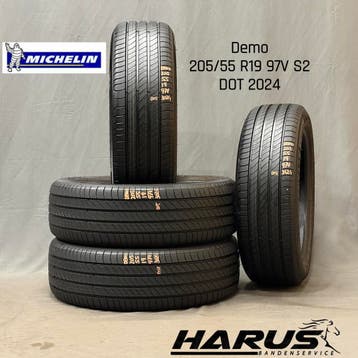 205/55/19 97V S2 Michelin zomerbanden demo 4X, 19 inch, Gebruikt, Band(en), Personenwagen