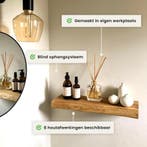 Houten wandplank - Transparant/mat - Klein - 4cm dik eiken -, Verzenden, Nieuw