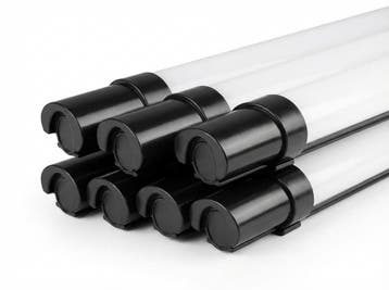 6x LED TL Armatuur | 120cm | Batten | 36W | IP65 | Zwart, Ophalen of Verzenden