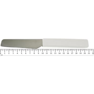 RÖR Solingen Broodjesmes 10 cm met fijne karteling en wit.., Ophalen of Verzenden, Nieuw, Kunststof