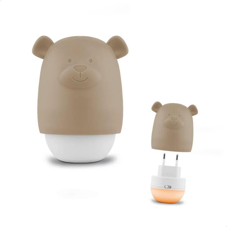 Zazu Benny de Beer Taupe Nachtlampje, Kinderen en Baby's, Kraamcadeaus en Geboorteborden, Nieuw, Verzenden