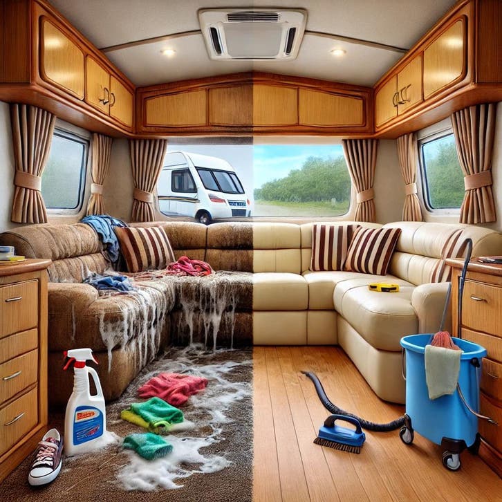 caravan - camper kussens - matras reiniging bij u op locatie, Diensten en Vakmensen, Reparatie en Onderhoud | Caravans en Campers