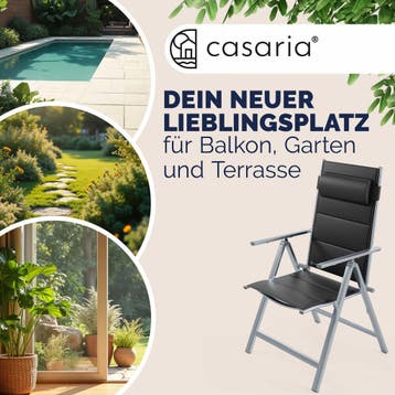 Tuinstoel Bern Premium 2 stuks Zilver (Stoelen), Verzenden, Nieuw