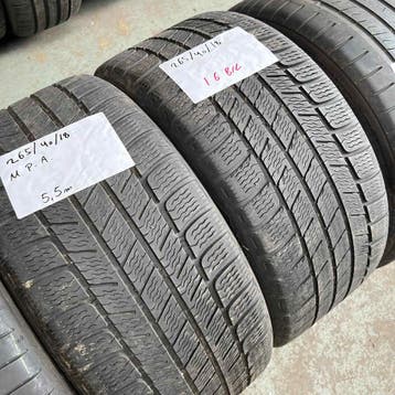 2 x Michelin Pilot Alpin 265-40-18 Winterbanden 5,5mm, 18 inch, Gebruikt, 265 mm, Band(en)