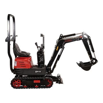 PRO-22 G800 Minigraver - Verstelbare rupsen - Gewicht 870 kg