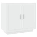 Wit Dressoir Massief Hout | Tweedekansje | OP=OP, Huis en Inrichting, Kasten | Dressoirs, Met plank(en), Nieuw, Modern, 25 tot 50 cm