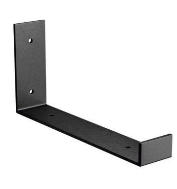 Plankdrager 103x210x40 mm zwart staal, Verzenden, Nieuw