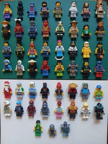 Lego - 51 Minifigures, Nieuw