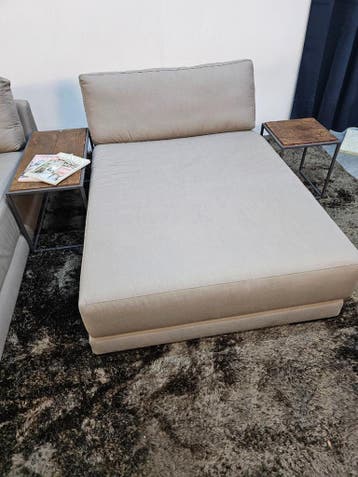 Chaise Longues Taupe Loungeset 2 Stuks, Huis en Inrichting, Ophalen of Verzenden, Nieuw