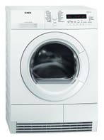 AEG T76282AC - Condensdroger - 8 kg - 64 dB - Energieklasse, Ophalen of Verzenden, Zo goed als nieuw, Voorlader, 85 tot 90 cm