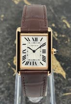 Cartier Tank Louis  - Medium - Rose Gold - WGTA0011, Sieraden, Tassen en Uiterlijk, Horloges | Dames, Nieuw, Polshorloge