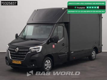 Renault Master 145PK Bakwagen Meubelbak Zijdeur Achterdeuren, Stof, Gebruikt, Euro 6, Renault