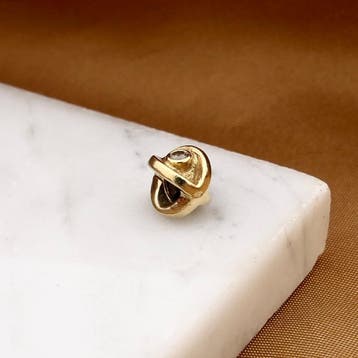 Pandora bedel; Goud; Zirconia Eye (Hanger of bedel), Ophalen of Verzenden, Gebruikt, Goud, Overige merken