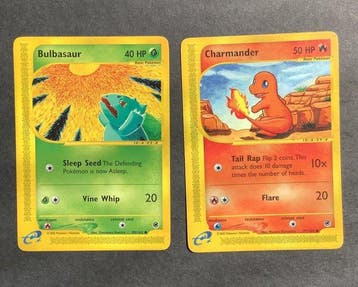 Pokémon - 2 Card - Bulbasaur, Charmander - WOTC, Nieuw