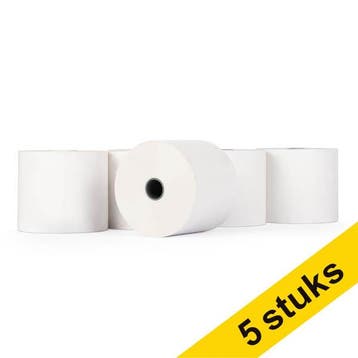 123inkt kassarol 57x65x12 thermo wit (5 stuks), Verzenden