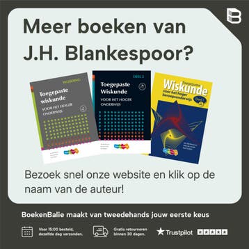 Toegepaste wiskunde voor het hoger beroepsonderwijs, Verzenden, Gelezen, J.H. Blankespoor