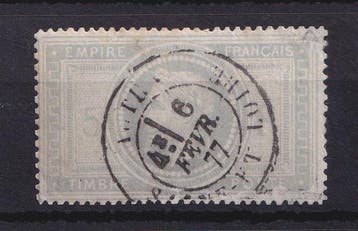 Frankrijk 1869 - Waarde 1200€, Napoléon 5fr - Yvert n°33, Gestempeld