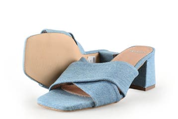 Manfield Muiltjes in maat 37 Blauw, Overige typen, Zo goed als nieuw, Manfield, Verzenden