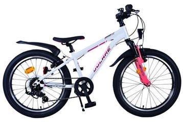 Volare XC Race Kinderfiets - 20 inch - Wit/Roze - 7, Verzenden, Nieuw