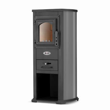 Houtkachel Antraciet | 6.6kW | Nieuw | Scherpe Prijs, Ophalen of Verzenden, Nieuw, Vrijstaande haard, Houthaard