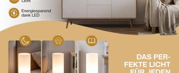 Tafellamp Lumo 2 stuks Wit (Lampen, Interieur, Voor in Huis), Verzenden, Nieuw