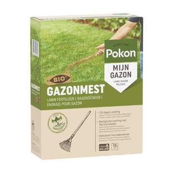 Gazonmest | Pokon | 1 kg (15 m², Bio-label), Verzenden, Nieuw