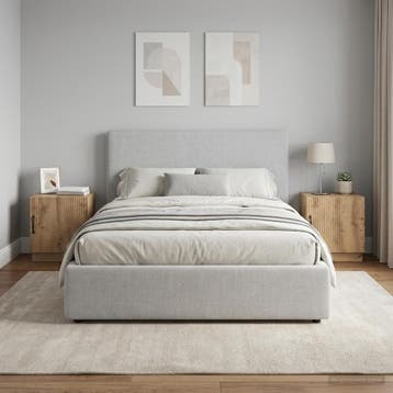 vidaXL Nachtkastje 2 st Artisanaal eiken 43 x 34,5 x 47 cm, Minder dan 45 cm, Verzenden, Nieuw, Minder dan 55 cm