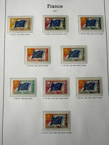 Frankrijk - Collectie Services Yvert 22/149 en nieuw **., Gestempeld