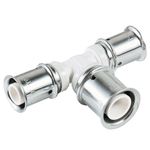 MultiTubo PPSU persfitting T-stuk 20 x 20 x 20 mm, Doe-het-zelf en Verbouw, Buizen en Afvoer, Ophalen of Verzenden