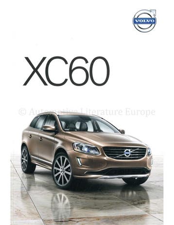 2014 VOLVO XC60 BROCHURE NEDERLANDS, Nieuw, Volvo, Author