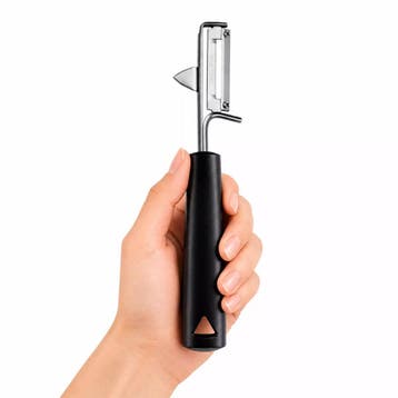 Triangle dunschiller linkshandig zwart 19 cm met RVS lemm..., Huis en Inrichting, Ophalen of Verzenden, Nieuw