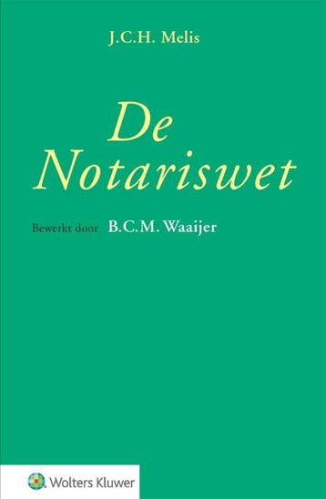 De Notariswet 9789013143850, Zo goed als nieuw