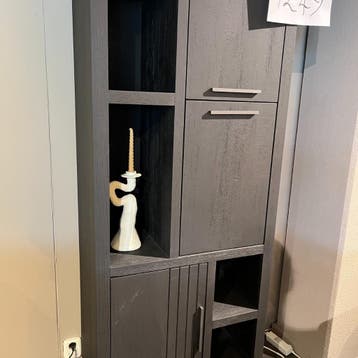 Pavie Bergkast 3 Deur 5 Open Vak Castle Black - Henders en, Huis en Inrichting, Kasten | Buffetkasten, Ophalen of Verzenden, Nieuw