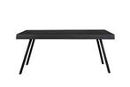 Eettafel Tessa 180x90 cm Zwart Teak House of Rebels, Huis en Inrichting, Tafels | Eettafels, Verzenden, Nieuw