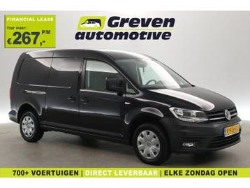 Volkswagen Caddy Maxi 2.0 TDI 102PK L2 | Automaat | Airco, Automaat, Euro 6, Volkswagen, Zwart