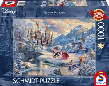 Disney - Beauty and the Beast Winter Puzzel (1000 stukjes) |, Verzenden, Nieuw